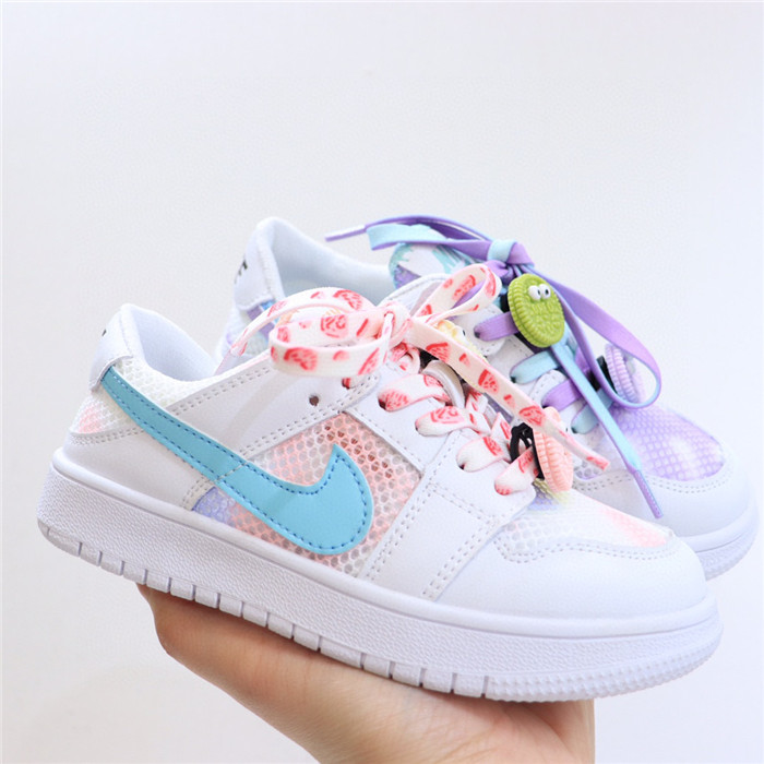 Youth Running Weapon Air Jordan 1 Low White/Blue Shoes 091 Youth Running Weapon Air Jordan 1 Low White/Blue Shoes 091
